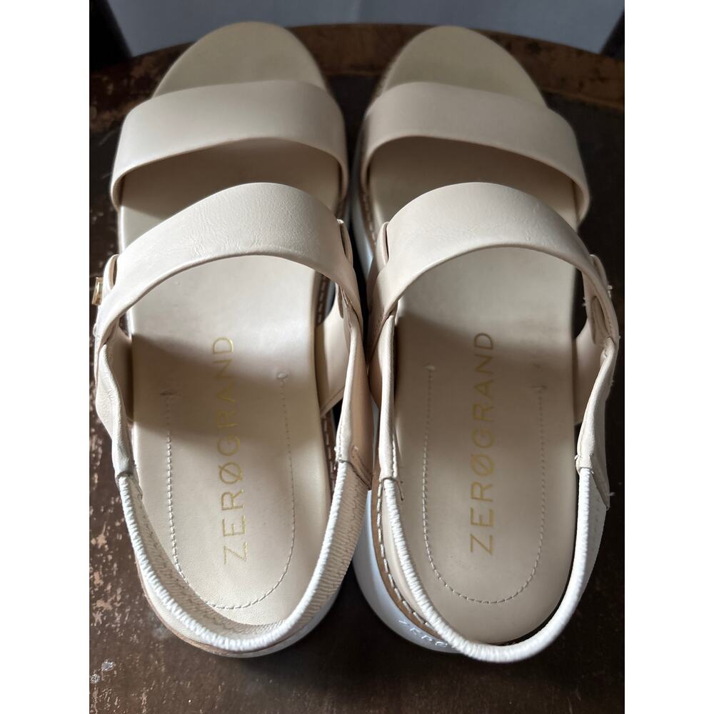 Cole Haan ZeroGrand Global Women's Leather Double Banded Slingback Sandals 7B - Picture 5 of 7